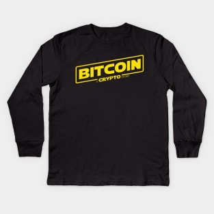 Bitcoin Story Kids Long Sleeve T-Shirt